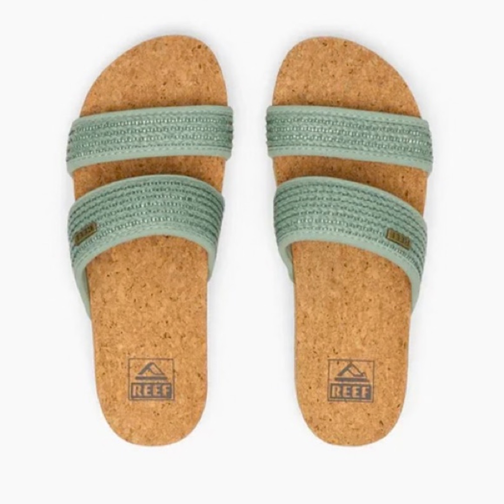 Reef Ladies Frosty Raffia Cushion Vista Hi Sandal - 8